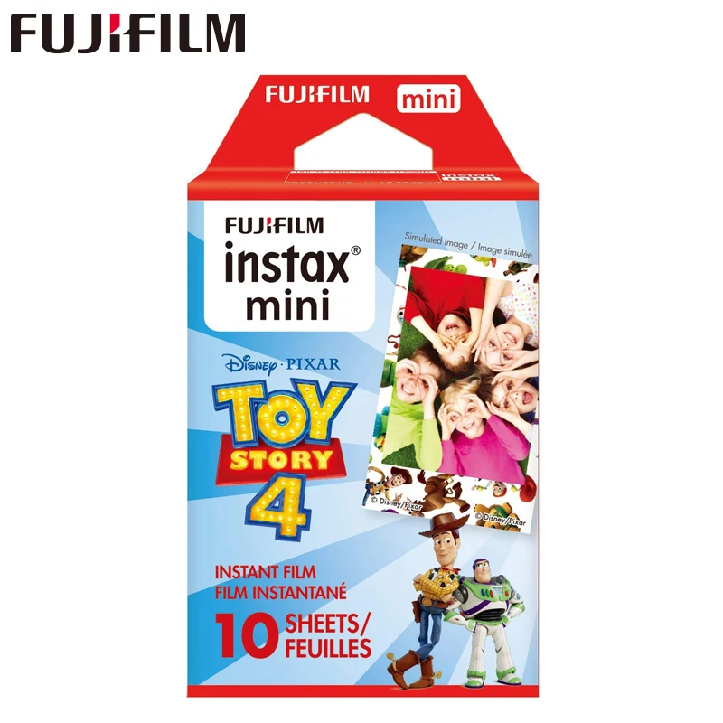 10 листов подлинной Fujifilm Instax Mini 8 фильм История Игрушек 4 Fuji мгновенная фотобумага