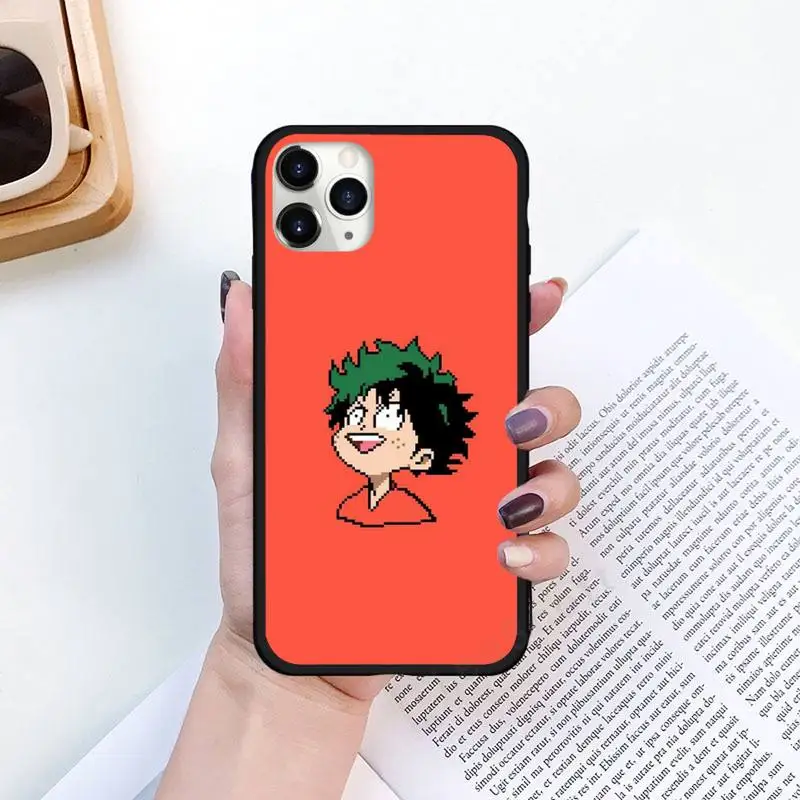 

My Hero Academia anime Phone Cases for iPhone 11 12 pro XS MAX 8 7 6 6S Plus X 5S SE 2020 XR Luxury brand shell funda coque