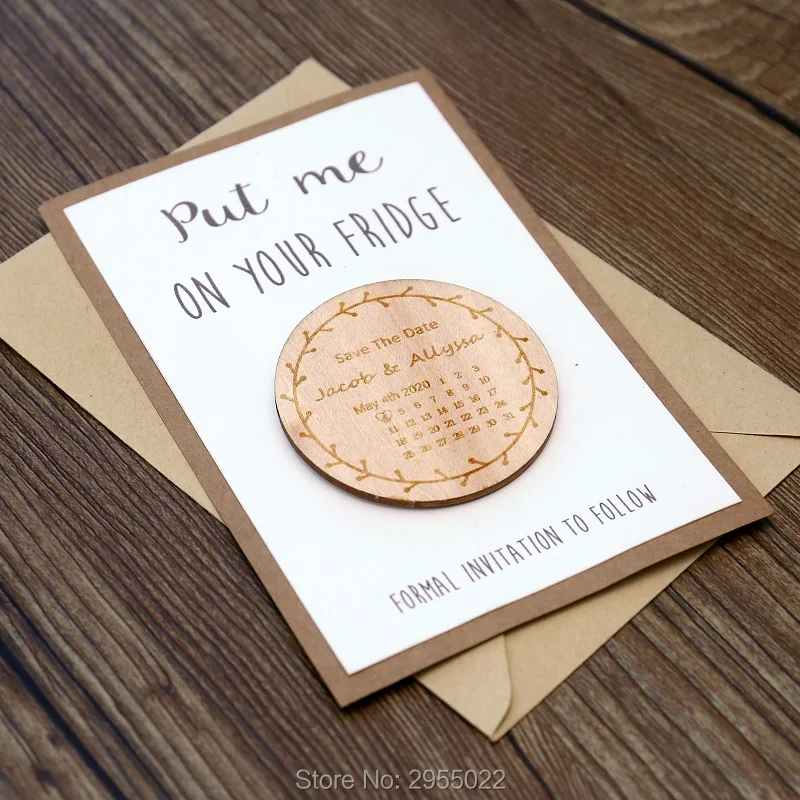 Персонализированный Свадебный календарь сохраняющий магниты на дату обычное