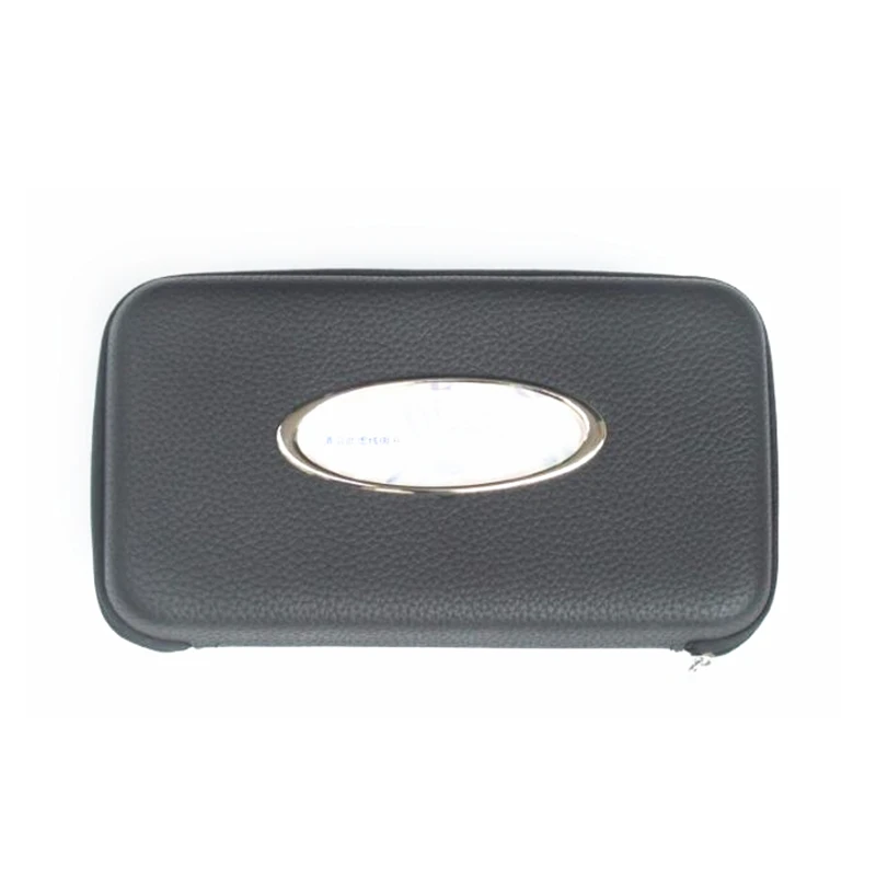 

Car Visor Tissue Holder, PU Leather Car Napkin Holder Luxury Car Tissue Box Case Paper Towel Box Car Accessories
