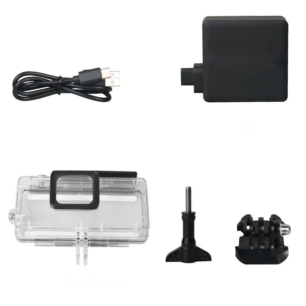 Дешево Для GO PRO 5/6/7 Black Gopro7 Black Action Camera Fashion Водонепроницаемый чехол с задней застежкой батарея Защитная сумка для камеры Сумки