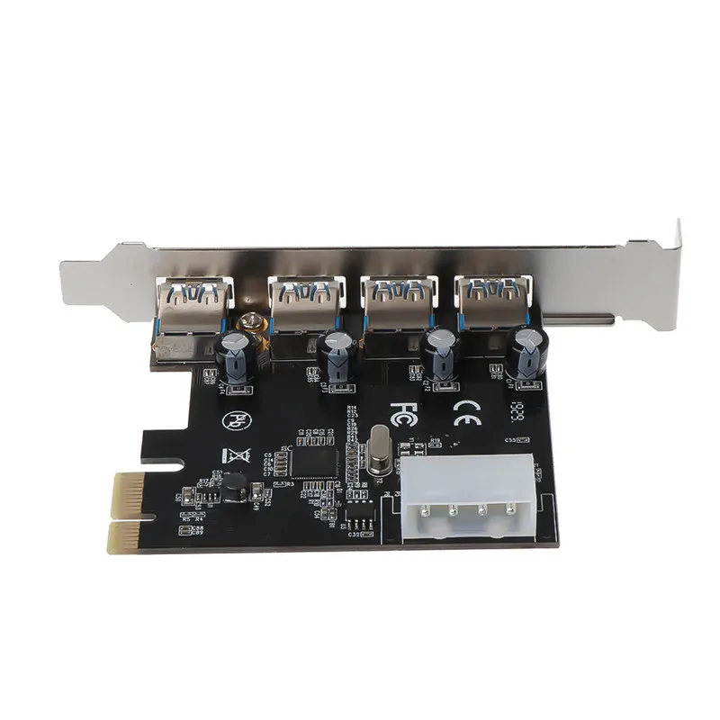 Адаптер для расширения PCI Express с 4 портами E на USB 3 0 скорость 5 Гбит/с настольных
