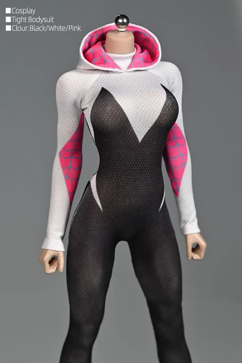 Body cruzado de Cosplay a escala 1/6, leotardos de b&uacute;squeda, Mono para cuerpo de figura de Acci&oacute;n Femenina de 12 pulgadas-2
