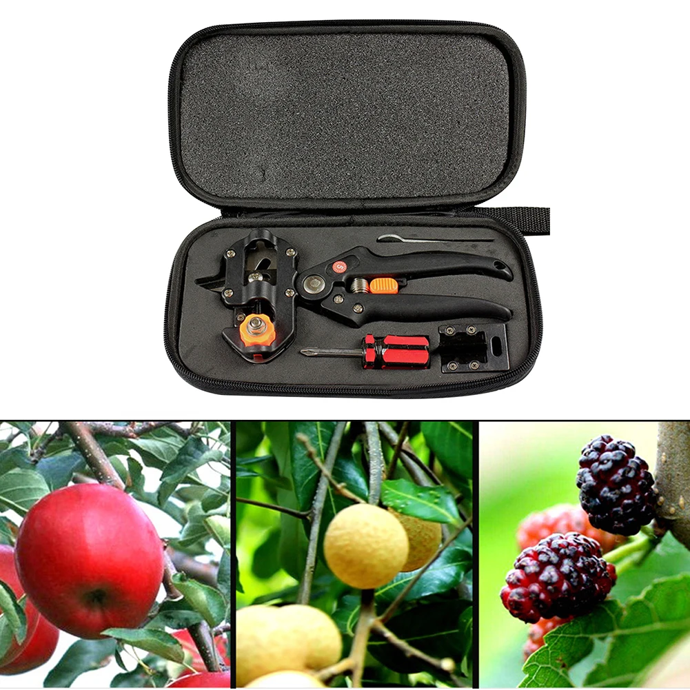 

1 комплект садовых прививочных инструментов, устройство для резки косточек, нож, секатор деревьев, ножницы, бытовые садовые элементы для пос...