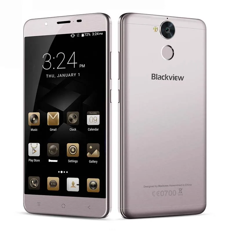 Blackview P2 6000mAh 5,5 ''Full HD MTK6750T Восьмиядерный QC OTG Android металлические мобильные телефоны 4 Гб ram 64 Гб rom смартфон с отпечатком пальца