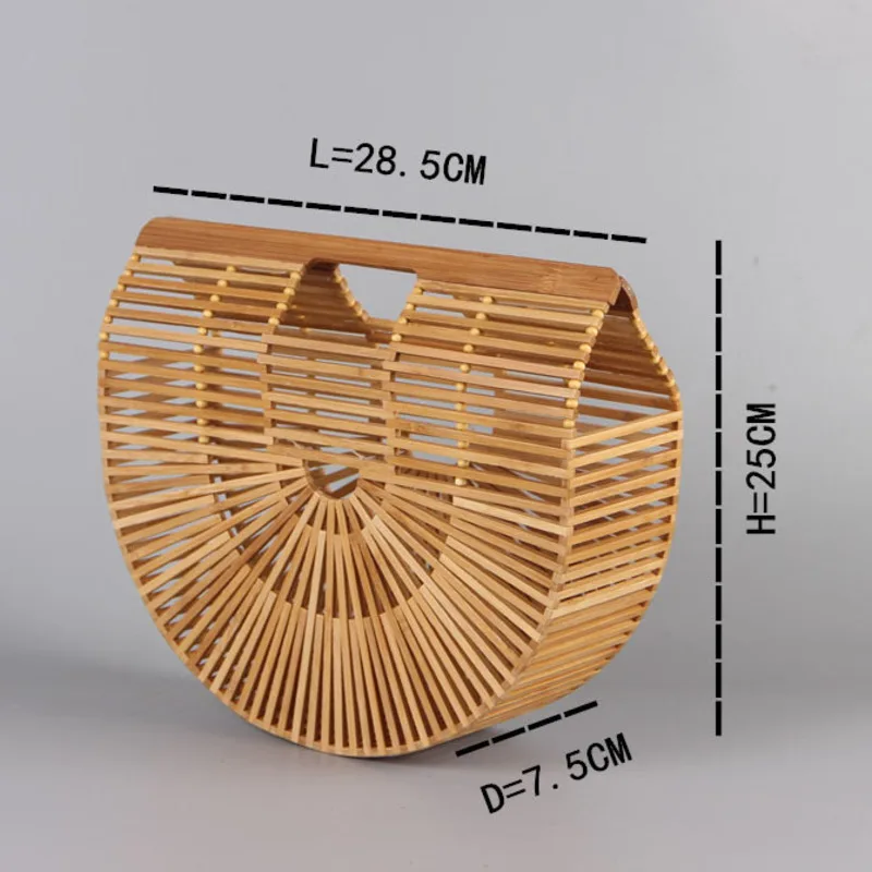 LANMREM 2020 женское повседневное ручное плетение дамские сумочки из бамбука Весна