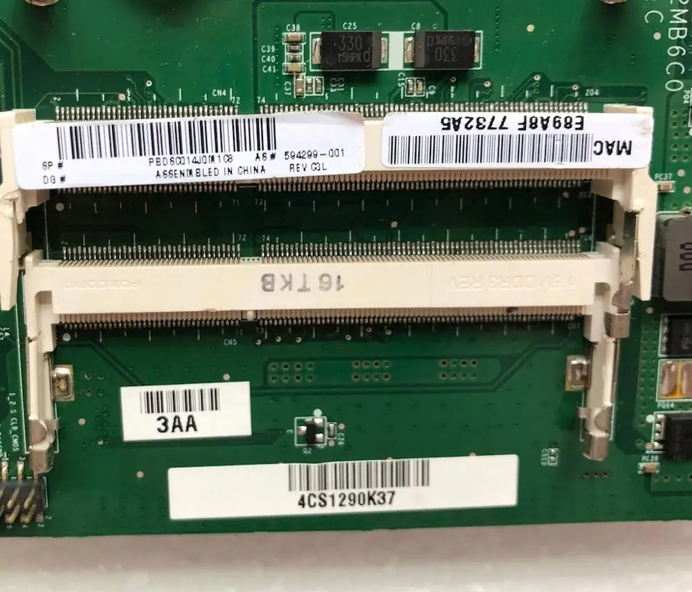 Материнская плата DA0ZN2MB6C0 для HP Omni 200 200-5000 AIO 594299-001 материнская на 100%