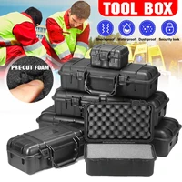 6 sizes waterproof hard carry case bag tool kits with sponge storage box safety protector organizer hardware toolbox