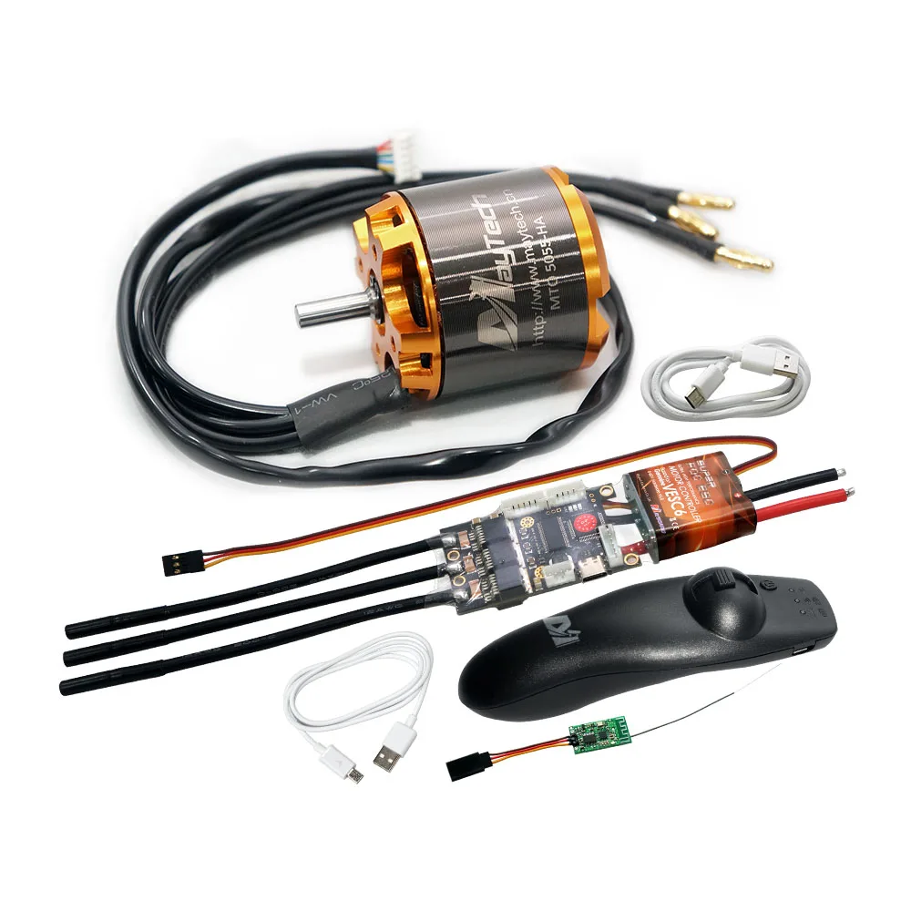 DIY Электрический скейтборд роботы безщеточный пульт дистанционного VESC гребень