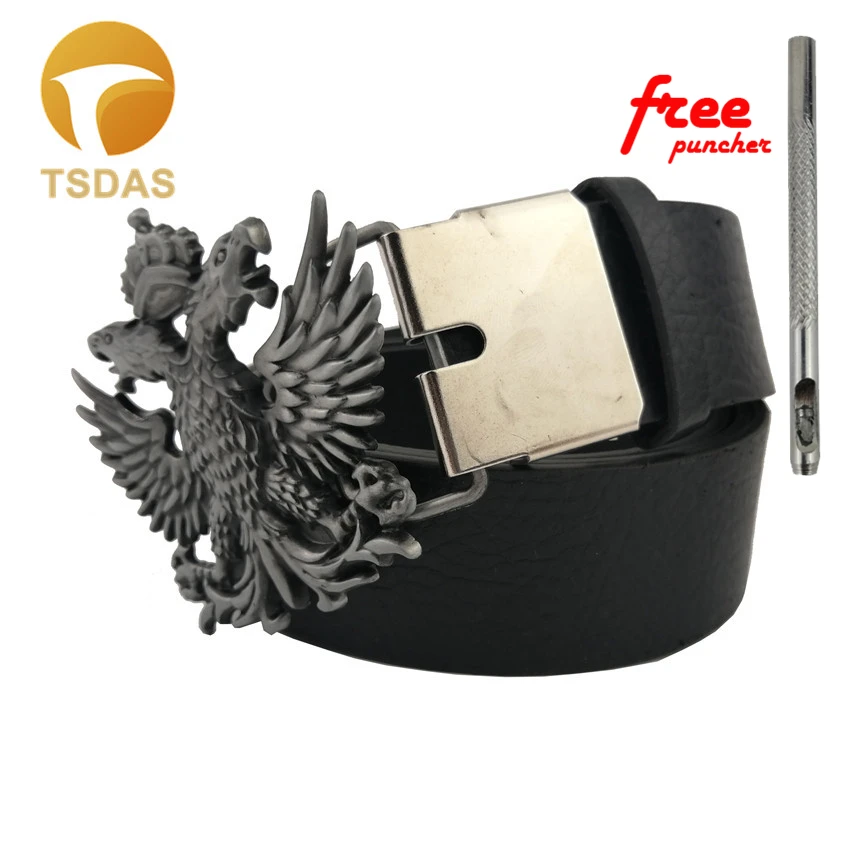 Крутая металлическая пряжка 3D Eagle для мужчин подходящий ремень шириной 4 см