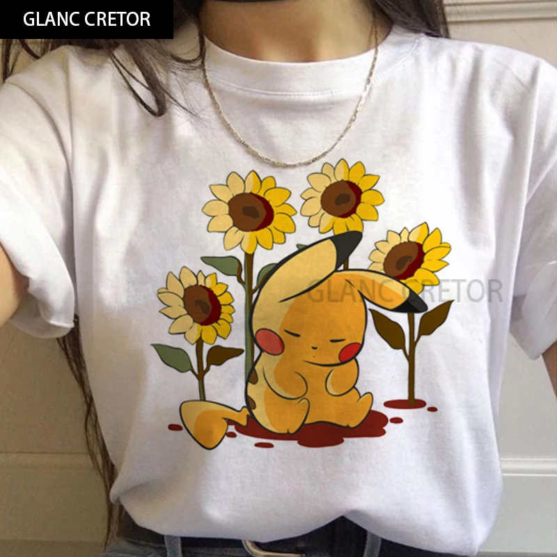 

Harajuku 90s Cute Print Tshirt Fashion Streetwear Top Tees Female T Shirts Women Kawaii Funny Cartoon T-shirt