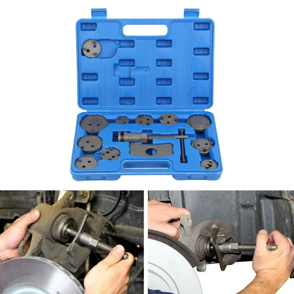 

Samger 13pcs Universal Auto Car Brake Piston Reset Set Precision Disc Brake Caliper Wind Back Tool Kit Brake Pad Car Repair Tool