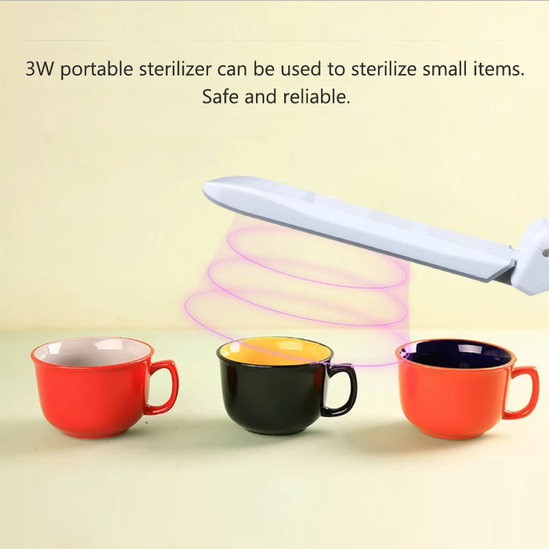 

Ultraviolet Light UV Sanitizer Wand Portable Quartz Lamp Household Disinfecting UVC Germicidal Lamps for Room