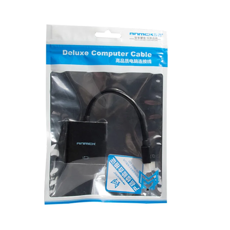 Мини адаптер Anmck для порта дисплея VGA мини порт DP папа HDMI Мама конвертер кабель Apple