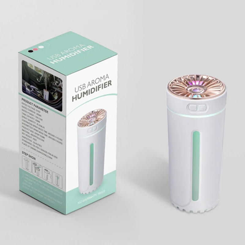 

300ml New Colorful Cup USB Humidifier Ultrasonic Car Mist Maker with Marquee Night Lamps Mini Office Desktop Air Purifier