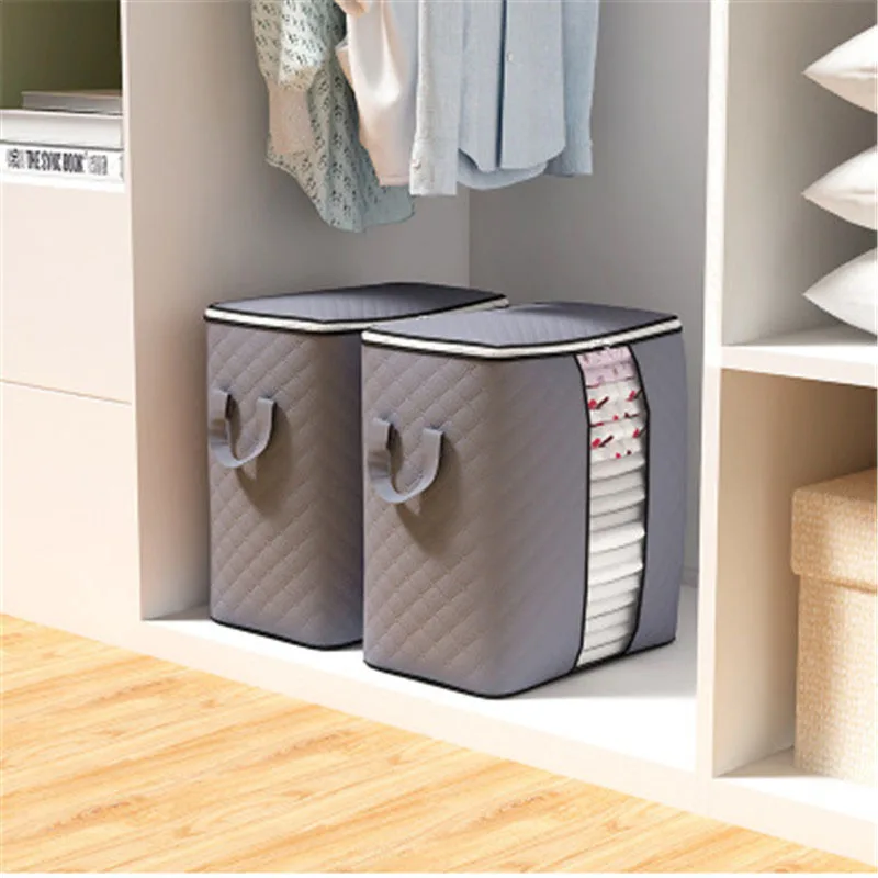 High Quality Clothes Quilt Storage Bag Large Folding Closet Organizer for Pillow Blanket | Дом и сад
