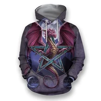 2021 fashion 3d tattoo dragon hoodie star sweatshirt for menwomen springautumn casual pullover zipper streetwear
