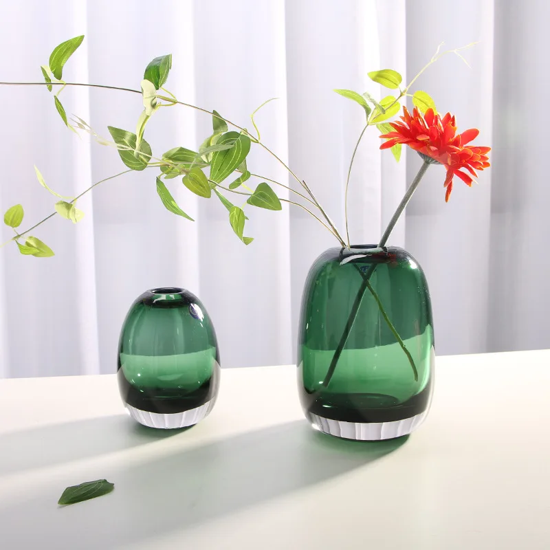 Hand-made ваза толстый украшение для стеклянной вазы аксессуары современный дом