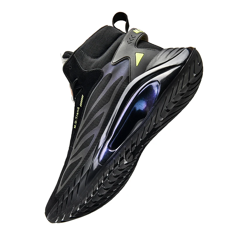

Mesh Men High Top Flying Woven Shoes Sports Couple Running Lightweight Breathable Walking Sneakers
