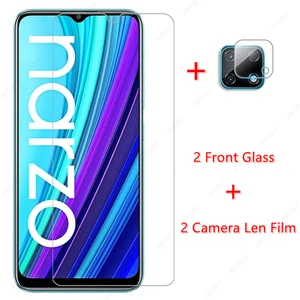 for realme narzo 30a glass for realme narzo 30a tempered glass screen protector camera len film for realme narzo 30 5g 20 pro free global shipping