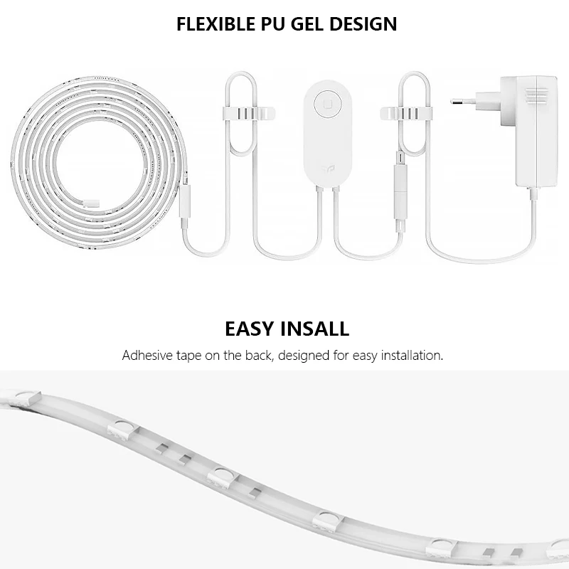 Светодиодная лента Yeelight 1S и Plus удлинитель RGB управление через приложение