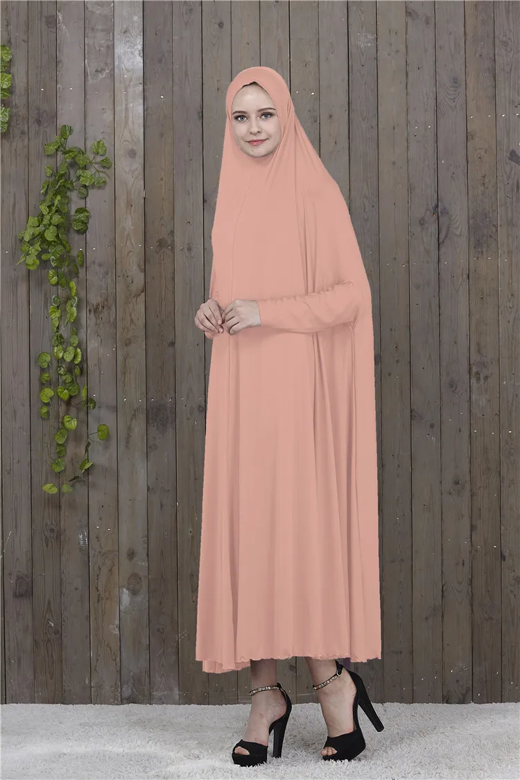 Традиционная мусульманская молитва Рамадан Burquas Niqab Jilbab Арабская женская одежда