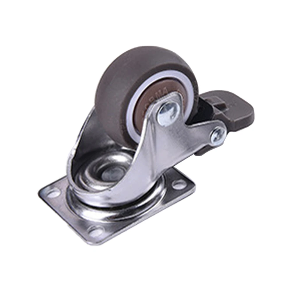 4pcs/pack With Brake Home Furniture Castor Heavy Duty Hardware Noiseless Table Easy Install Office Transport Swivel Living Room |