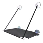 Двухслойный гамак-кровать для кошек, легко устанавливается, съемное окно, присоски, устойчивая к царапинам, для домашних животных