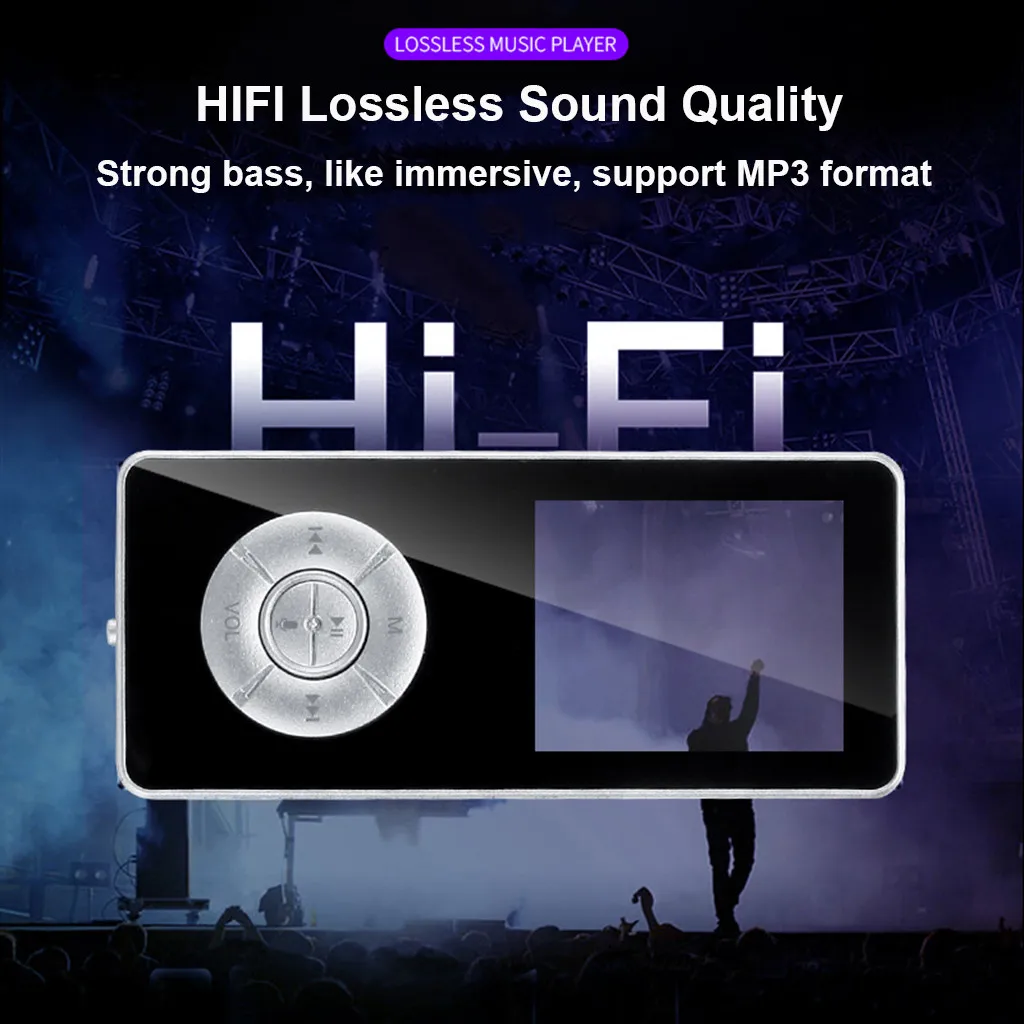2019 MP3-плеер Bluetooth hifi мини-музыкальный плеер без потерь с fm-радио динамиком