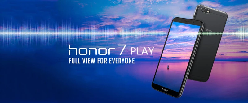 Смартфон Honor 7 Play с глобальной ПЗУ 5,4" дисплей MT6739 четырехъядерный Android 8,1 13 МП+ 5 Мп двойная камера 3020 мАч для распознавания лица