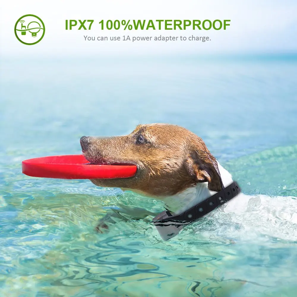 600 м ошейник для тренировки собак Электрический Вибрационный водонепроницаемый