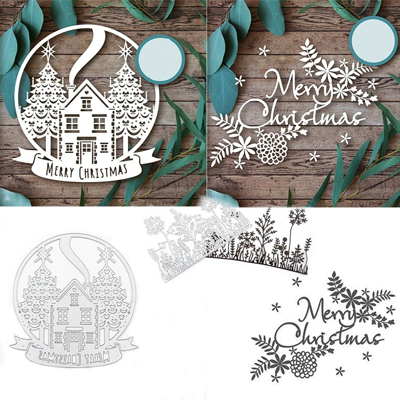 

Merry Christmas Ball Metal Cutting Dies Stencil Scrapbooking Album Embossing DIY dies scrapbooking metal cutting dies