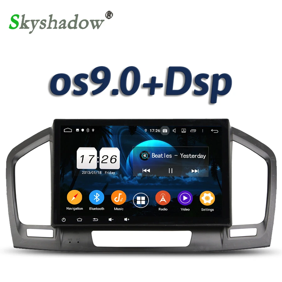 720P DSP IPS 9 &quot1024*600 Android 10 2 ГБ + 16 Гб 4 core dvd плеер для автомобиля GPS Радио RDS аналоговая