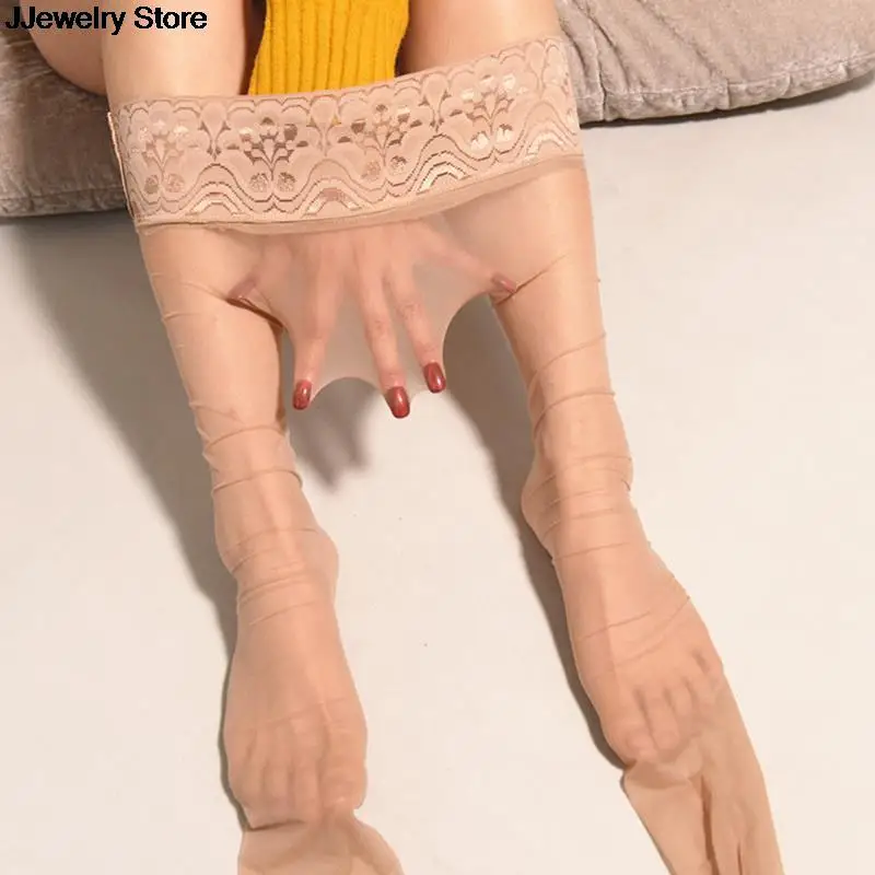 Пикантные женские бесшовные колготки с 3D эффектом чулки прозрачное блестящее