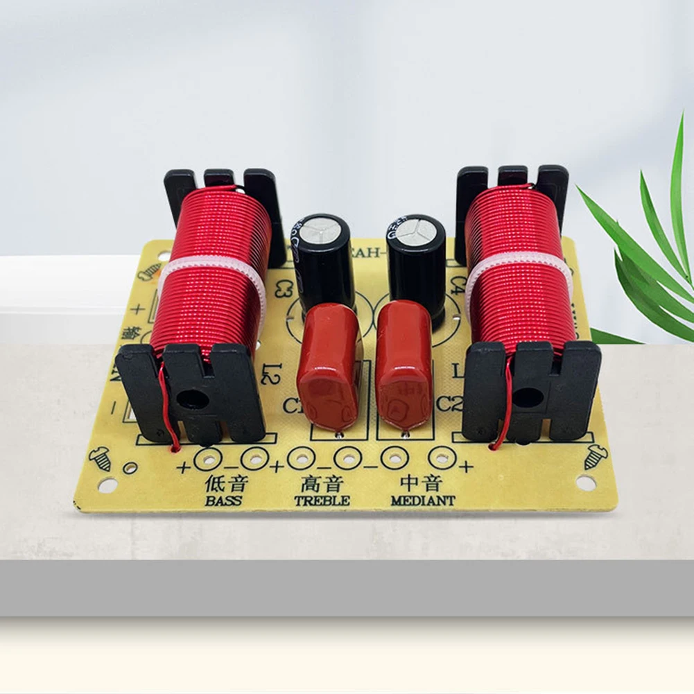 150w WEAH-3053 Way Audio Speaker Crossover Circuit Treble Midrange Bass Module Frequency Divider Home Loudspeaker Filter Refit - купить по