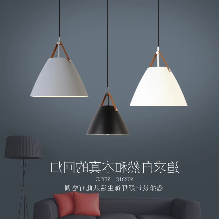 

New Nordic Iron Pendant Lights Macaron Lamp For Restaurant /bar/coffee Shop Home Lighting Luminarias lustre pendente