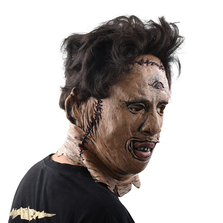 

Scary Movie new The Texas Chainsaw Massacre Leatherface Masks Scary Movie Cosplay Halloween Costume Props High Quality Toys