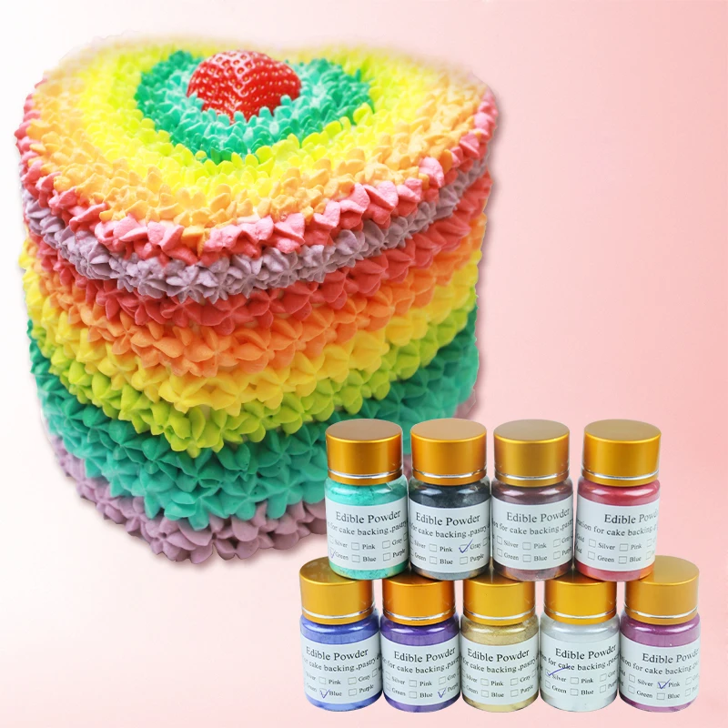 

10g/bottle Edible Gold Powder Cake Baking Decorations Food Coloring Edible Pigment for Pastry Macaron Chocolate Cupcake Dessert