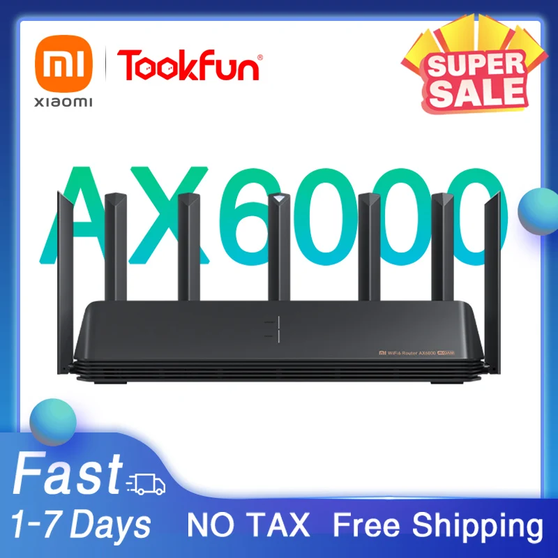 Беспроводной маршрутизатор Mi AIoT AX6000 Wi Fi 6 VPN двухчастотный 2021 МБ полный гигабитный