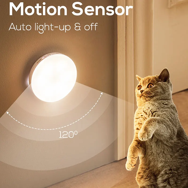 

Bedroom Decor Night Lights Motion Sensor Night Lamp Children's Gift USB Charging Bedroom Decoration Led Night Light