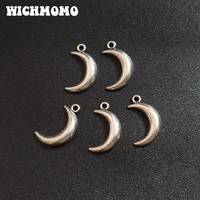 20pcs 185mm zinc alloy moon charms pendants for diy jewelry accessories gifts