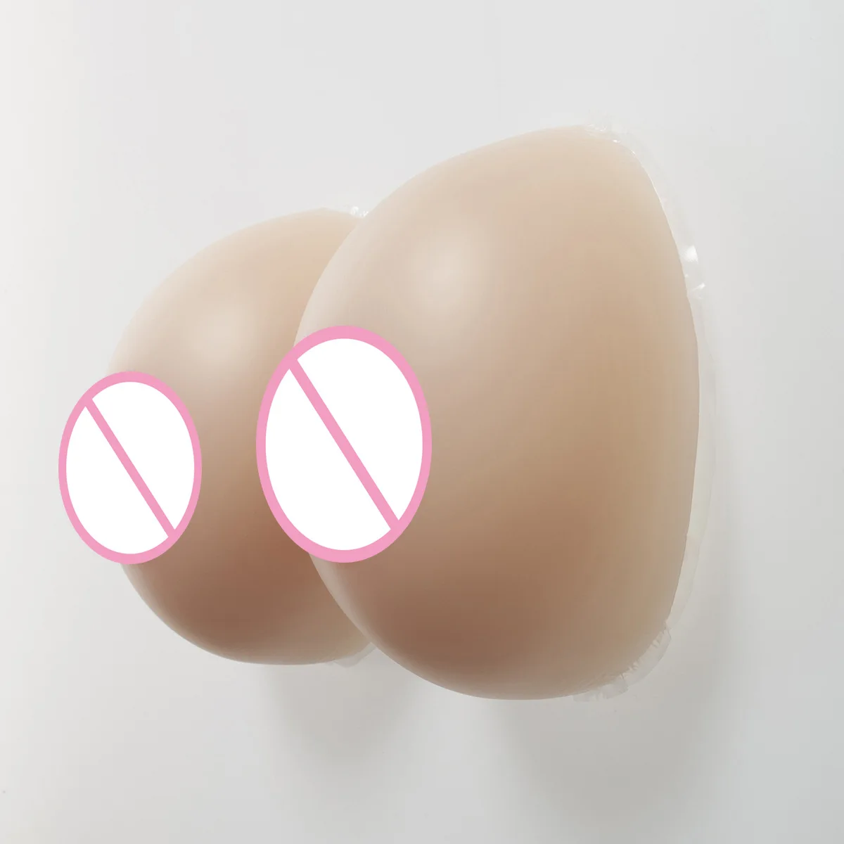 

B Cup Round Shape 600g/Pair Fake Silicone Breast Form Boobs Realistic Bust For Transgender Crossdresser Artificial Boobs