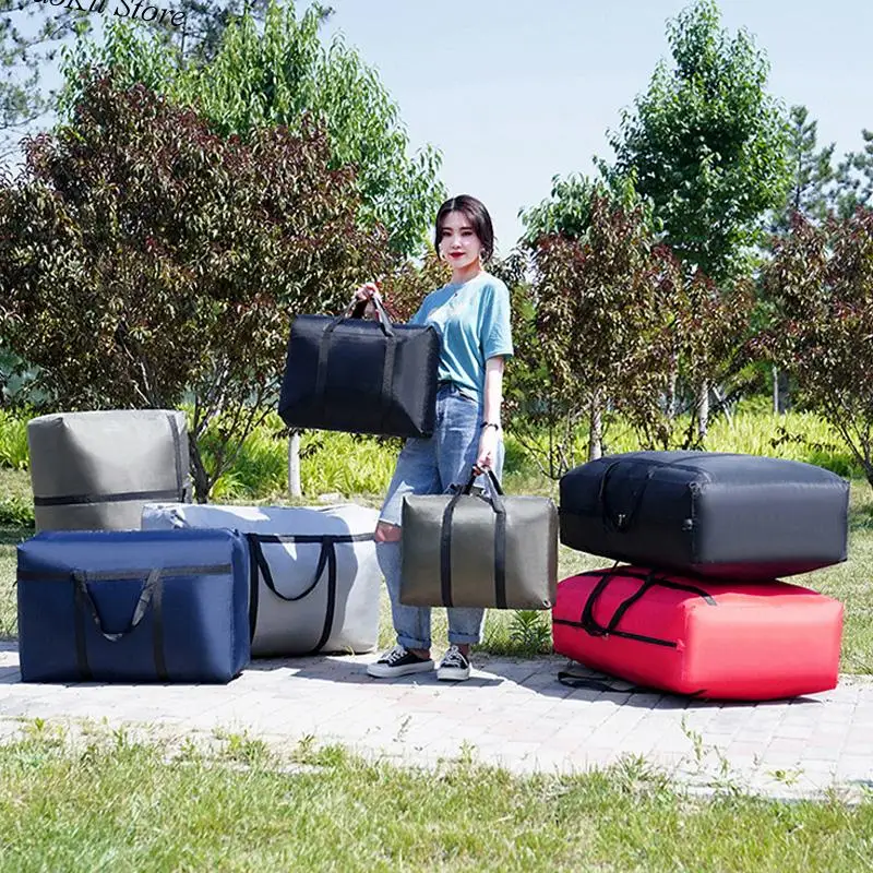 Moving Bag Storage Bag Wardrobe Organizer Dust Proof Clothes Quilt Bedding Accessories Large Capacity Thickened Waterproof Women