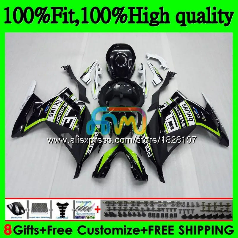 

Инъекции для KAWASAKI ZX3R EX300 EX ZX 300R 4BS.70 ZX-3R ZX300R 13 14 15 16 17 2013 2014 2015 2016 2017 зеленый черный обтекатели