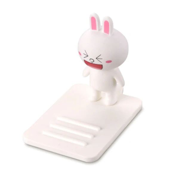 F Милый Медведь Кролик подставка для телефона Kawaii Мультфильм Поддержка мобильного телефона держатель стенд планшеты Настольный держатель дизайн Высокое качество держатель - Цвет: F
