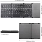 Клавиатура складная беспроводная с сенсорной панелью, 64 клавиши