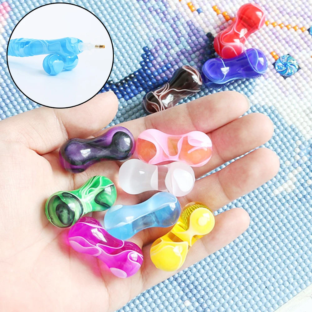 

Держатель для ручек для алмазной вышивки, инструмент для рисования квадратными/круглыми стразами, точка, бурильная ручка, аксессуары для ал...