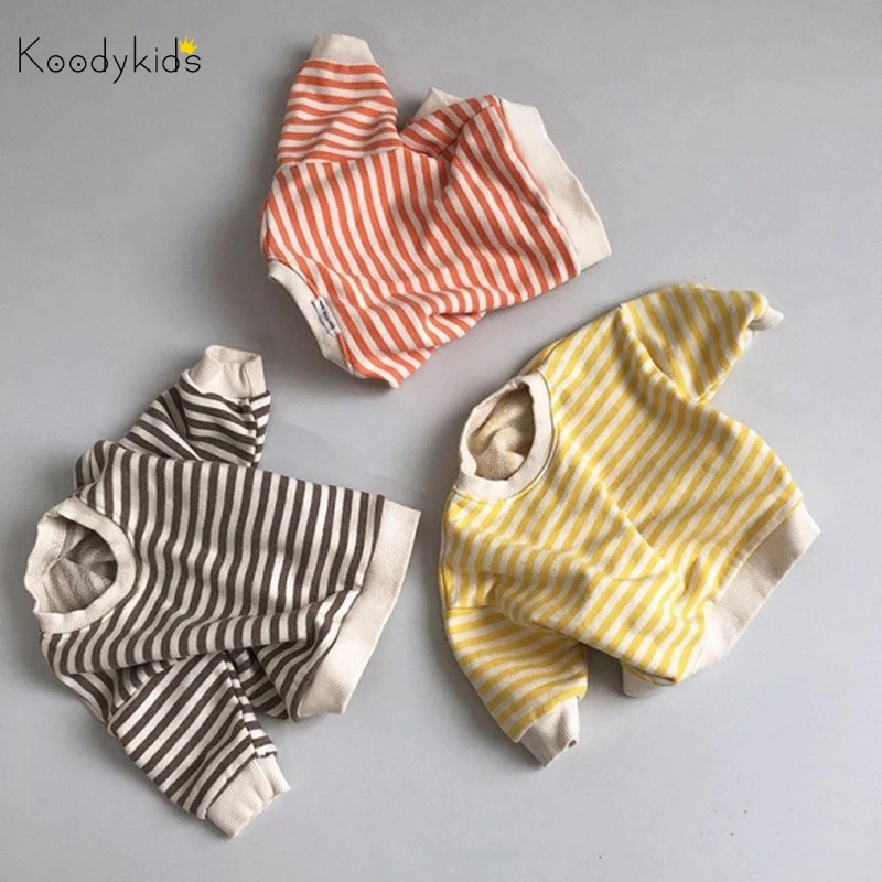 Милая 2020 хлопковая рубашка Koodykids для маленьких девочек розовое платье белая