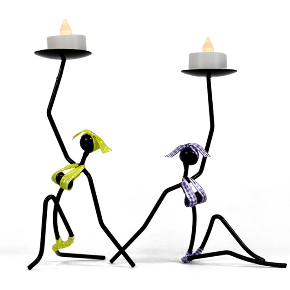 Скандинавские металлические светодиодные свечи украшения поделки для девочек