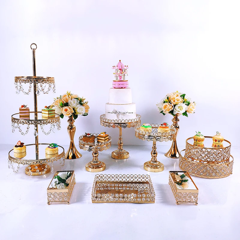 11 шт. акриловые зеркальные подносы для украшения свадебной вечеринки | Дом и сад